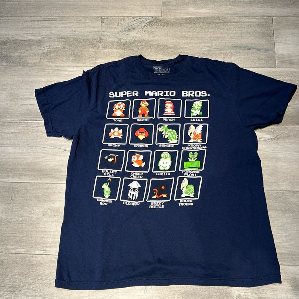 Super Mario Bros tee